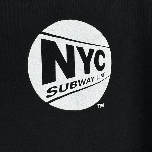 NYC SL SubWay Line T-Shirt Mens Large New York City Manhattan Subway Map MTA Tee - Picture 10 of 16